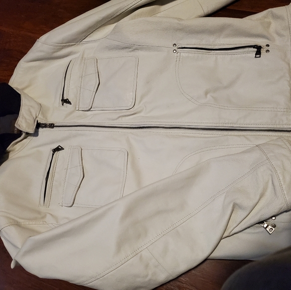 Leather jacket with hoddy inbeded - Picture 5 of 5